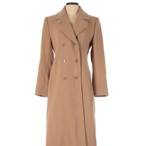 Jones New York Wool Cashmere Camel Long Coat